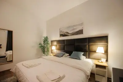 Ein Bett oder Betten in einem Zimmer der Unterkunft The Cozy Space