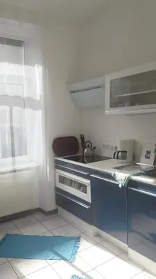 Küche/Küchenzeile in der Unterkunft Nette Altbauwohnung nur 10 min von der City
