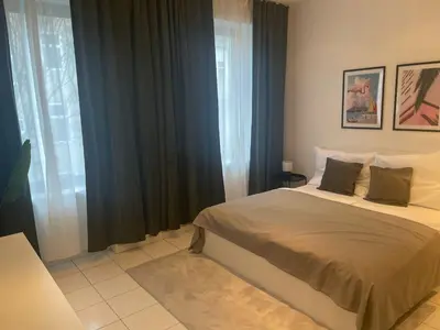 Ein Bett oder Betten in einem Zimmer der Unterkunft Focky City Apartments