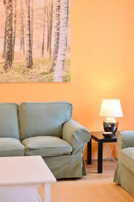 Ein Sitzbereich in der Unterkunft Spacious and Comfy With 3 Bedrooms