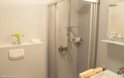 Ein Badezimmer in der Unterkunft Gästehaus Ringbauer