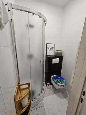 Ein Badezimmer in der Unterkunft Exklusiv-Suite 10 min to Center