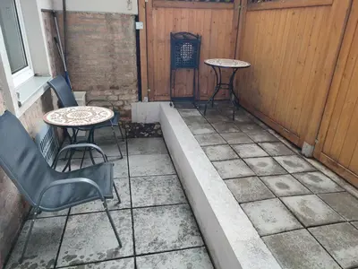 Ein Patio oder anderer Außenbereich in der Unterkunft Apartments near Schönbrunn Palace