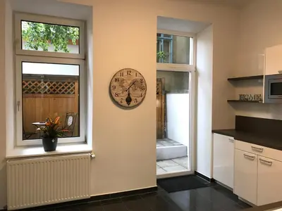 Küche/Küchenzeile in der Unterkunft Apartments near Schönbrunn Palace