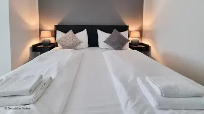 Ein Bett oder Betten in einem Zimmer der Unterkunft St. Antoni Suite 3
