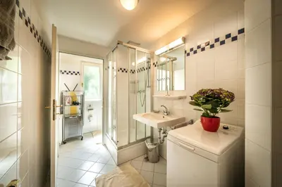 Ein Badezimmer in der Unterkunft Schlossquadrat Apartement 14 A