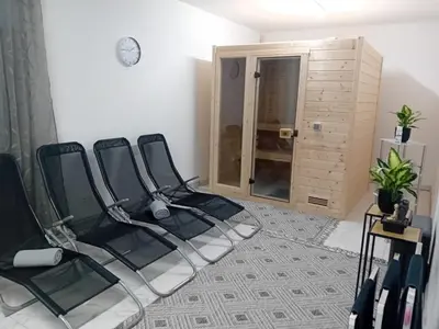 Ein Sitzbereich in der Unterkunft Haus Eichkogel Guntramsdorf