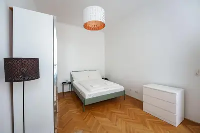 Ein Bett oder Betten in einem Zimmer der Unterkunft Vienna City Apartment 1020 Vienna