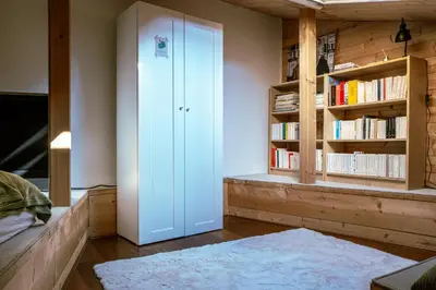 Die Bibliothek in der Ferienwohnung