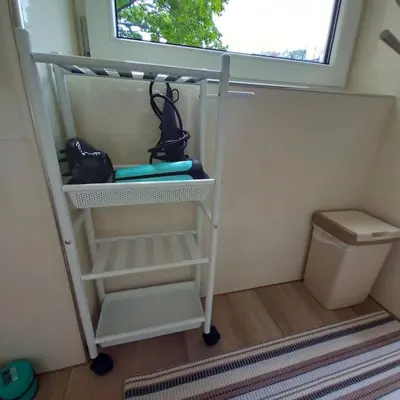 Ein Etagenbett oder Etagenbetten in einem Zimmer der Unterkunft Altbauwohnung neu saniert - für Familien geeignet