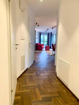 Grundriss der Unterkunft Möblierte Wohnung + Parkplatz und Terrasse