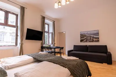 TV/Unterhaltungsangebot in der Unterkunft Comfortable 2-Bedroom Apartment in Vienna