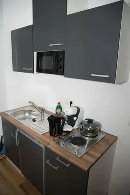 Küche/Küchenzeile in der Unterkunft RRooms Smart Appartement