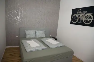 Ein Bett oder Betten in einem Zimmer der Unterkunft RRooms Smart Appartement