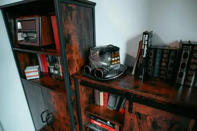 Die Bibliothek in der Ferienwohnung