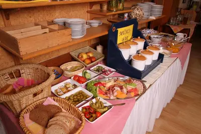 Essen in der Pension oder in der Nähe