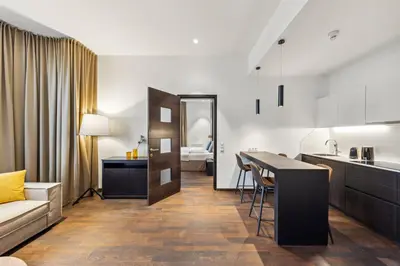 Ein Bett oder Betten in einem Zimmer der Unterkunft Limehome Vienna Roßauer Lände