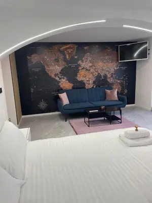 Ein Bett oder Betten in einem Zimmer der Unterkunft Hagenauer House