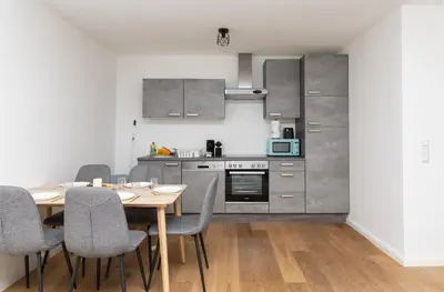 Küche/Küchenzeile in der Unterkunft Family Apartment