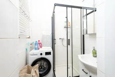 Ein Badezimmer in der Unterkunft Danube family deluxe retreat