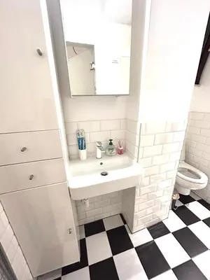 Ein Badezimmer in der Unterkunft Vienna Prater Apartment