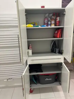 Küche/Küchenzeile in der Unterkunft Klimatisiertes Dachgeschoss City Apartment in Zentrum Wiens