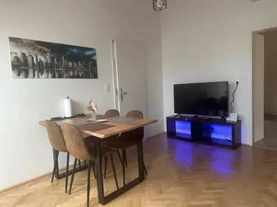 TV/Unterhaltungsangebot in der Unterkunft Klimatisiertes Dachgeschoss City Apartment in Zentrum Wiens