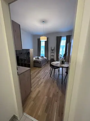 Ein Sitzbereich in der Unterkunft Cozy Homes Vienna