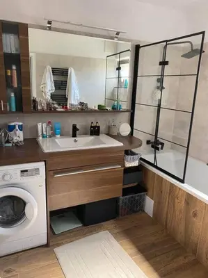 Ein Badezimmer in der Unterkunft Tolle 3 Zimmer Wohnung mit Garten