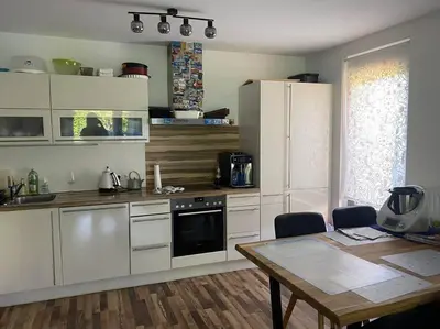Küche/Küchenzeile in der Unterkunft Tolle 3 Zimmer Wohnung mit Garten
