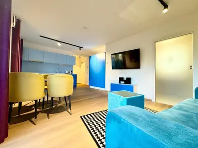 TV/Unterhaltungsangebot in der Unterkunft Sunshine Apartment mit Terrasse