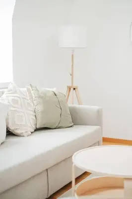 Ein Sitzbereich in der Unterkunft City Chic #21