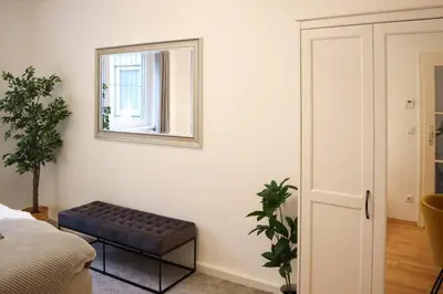 Ein Sitzbereich in der Unterkunft Charming, modern & spacious Apartment