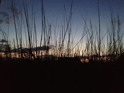 Blick auf den Sonnenuntergang/Sonnenaufgang von des Ferienhauses aus oder aus der Nähe