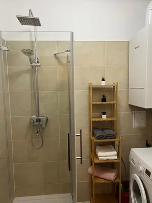 Ein Badezimmer in der Unterkunft Wohnung 1210