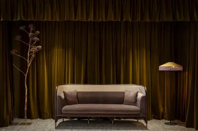 Ein Sitzbereich in der Unterkunft ARCOTEL AQ Wien