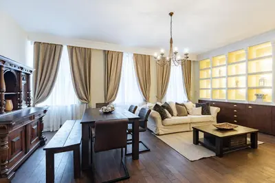 Ein Sitzbereich in der Unterkunft Luxury 2 bedroom apartment with king-size beds