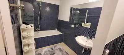 Ein Badezimmer in der Unterkunft Vienna-ROYAL-Apartment
