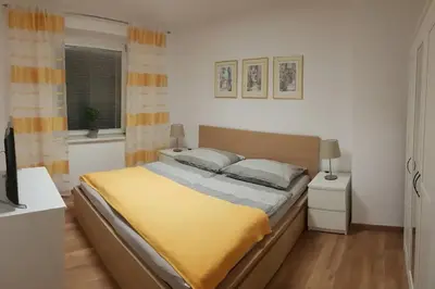 Ein Bett oder Betten in einem Zimmer der Unterkunft Top Appartement für Business-Wohnen-Urlaub