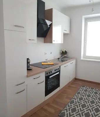 Küche/Küchenzeile in der Unterkunft Top Appartement für Business-Wohnen-Urlaub