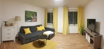 TV/Unterhaltungsangebot in der Unterkunft Top Appartement für Business-Wohnen-Urlaub
