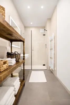 Ein Badezimmer in der Unterkunft Altes Schloss - Boutique Ferienwohnung