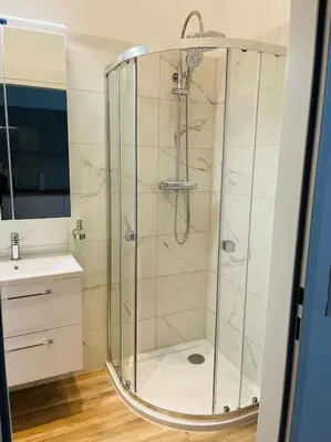 Ein Badezimmer in der Unterkunft Gemütliches Studio Apartment