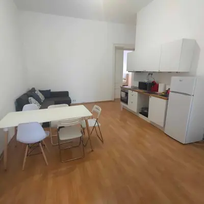 Küche/Küchenzeile in der Unterkunft Large 4 room apartment in the center of Vienna