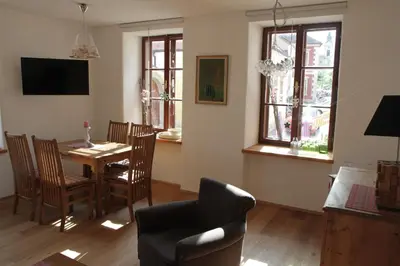 TV/Unterhaltungsangebot in der Unterkunft unser rosa Haus für Sie