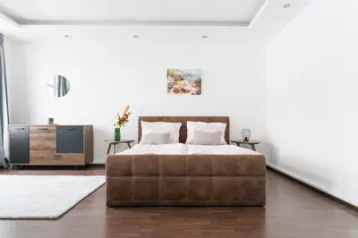 Ein Sitzbereich in der Unterkunft Central, modern, big apartment
