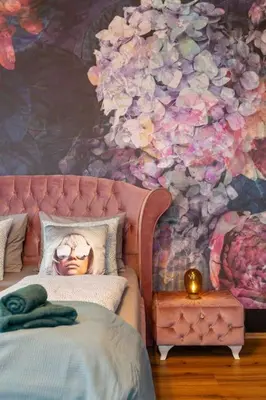 Ein Bett oder Betten in einem Zimmer der Unterkunft „Royal Loft View“ Rooftop Nähe Stadtzentrum