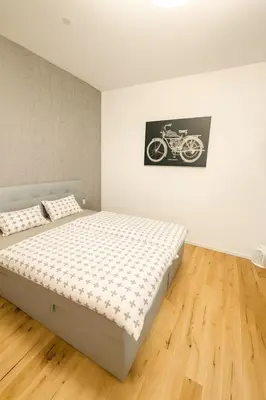 Ein Bett oder Betten in einem Zimmer der Unterkunft RRooms City Smart A