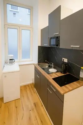 Küche/Küchenzeile in der Unterkunft RRooms City Smart A
