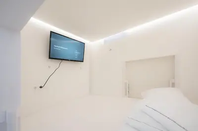 TV/Unterhaltungsangebot in der Unterkunft Robin Wood Capsule Hostel